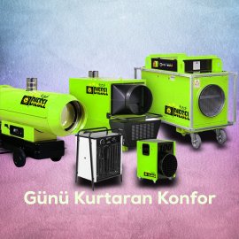 Diesel German SPARX50 Mazotlu Elektrikli Isımak Isıtıcı