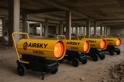 AIRSKY AE52 Bacasız Mazotlu Isıtıcı Isımak Tip
