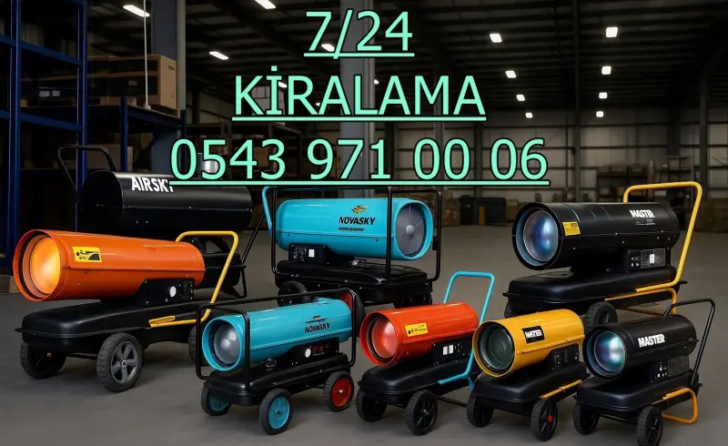 İstanbul Mazotlu Elektrikli Isımak Isıtıcı Kiralama